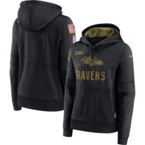 Women Ravens 2020 Salute To Service Hoodie